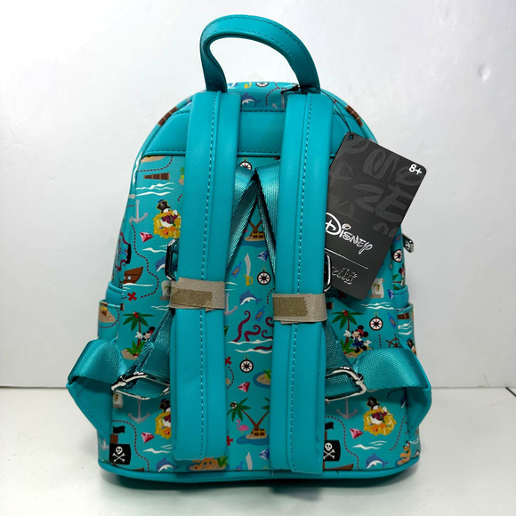 New Loungefly Disney Sensational 6 Pirate Backpack NWT Mickey Mouse and Friends - Picture 3 of 10